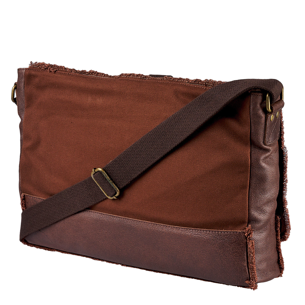 Сумка через плечо Dr.Koffer из натуральной кожи коричневая