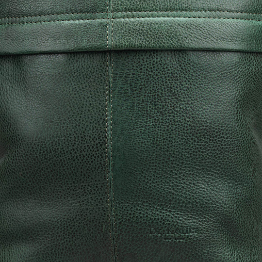 Рюкзак Dr.Koffer из натуральной кожи зеленый
