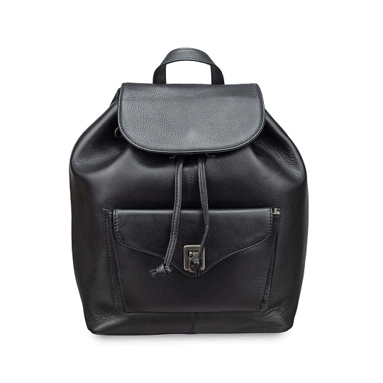 Рюкзак Dr.Koffer из натуральной кожи черный