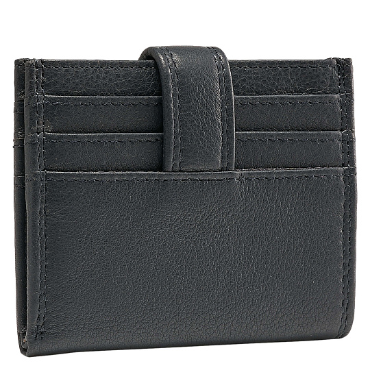 Кредитница Dr.Koffer из натуральной кожи синяя