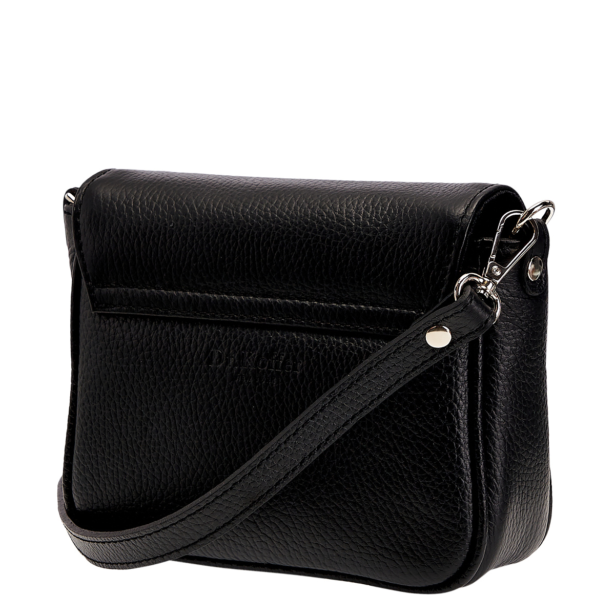 Женская сумка Dr. Koffer из натуральной кожи черная