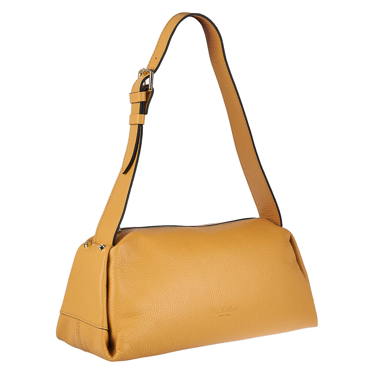 Женская сумка Dr. Koffer из натуральной кожи оранжевая