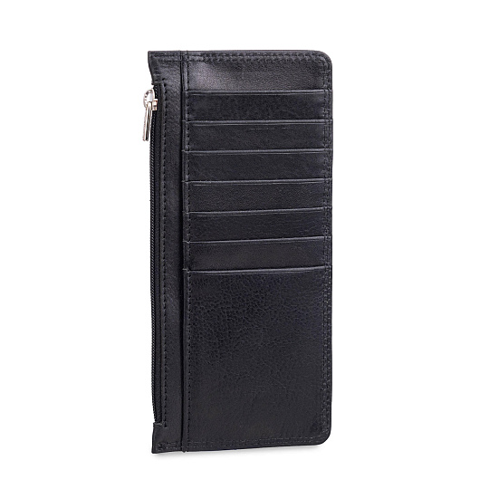 Кредитница Dr.Koffer из натуральной кожи черная