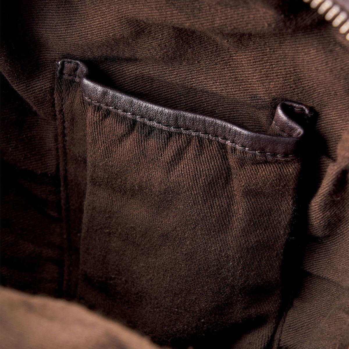 Рюкзак Dr.Koffer из натуральной кожи темно-коричневый