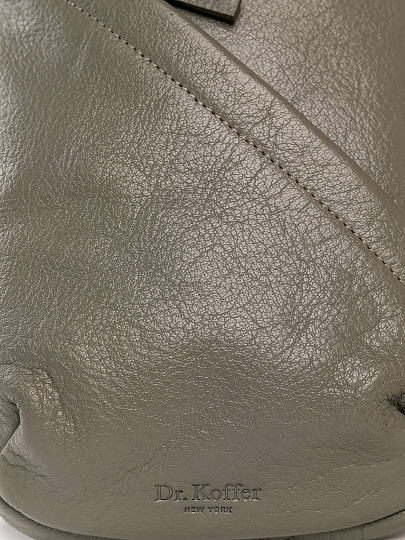 Рюкзак Dr.Koffer из натуральной кожи серый