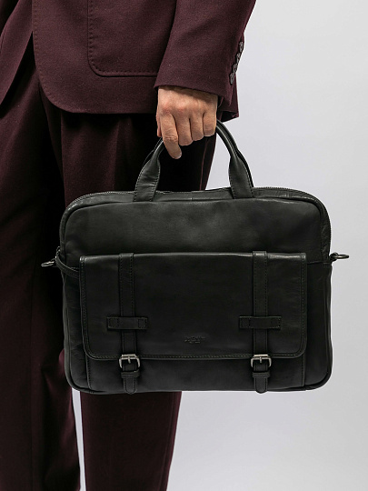 Сумка для документов Dr.Koffer из натуральной кожи