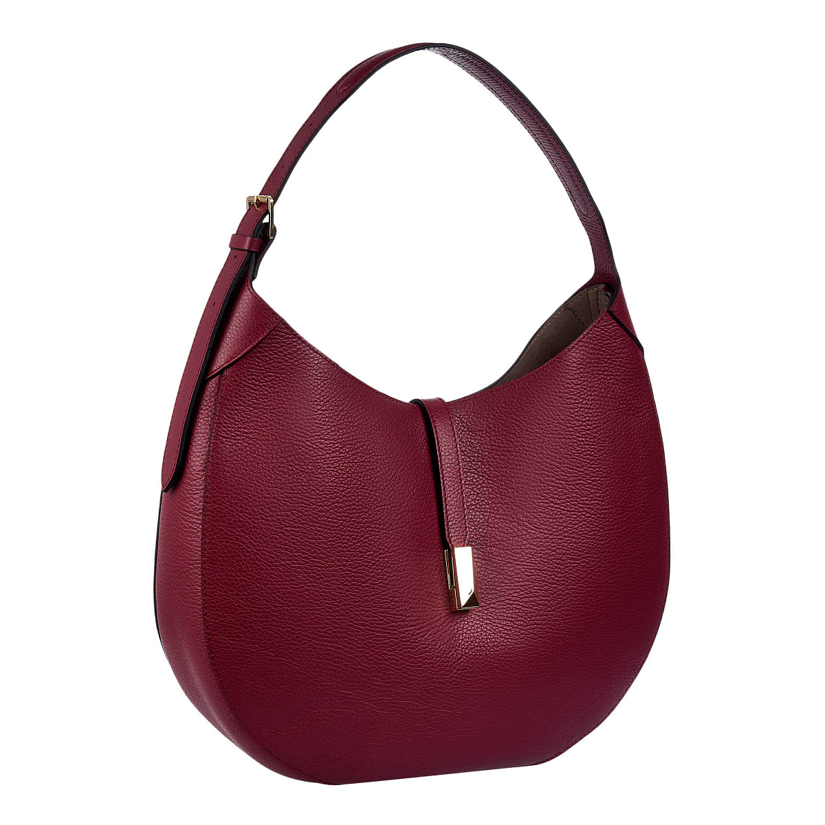 Женская сумка Dr. Koffer из натуральной кожи бордовая