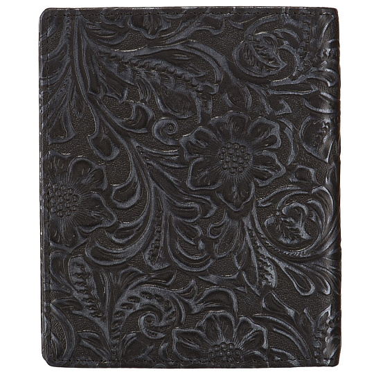 Визитница Dr.Koffer из натуральной кожи черная