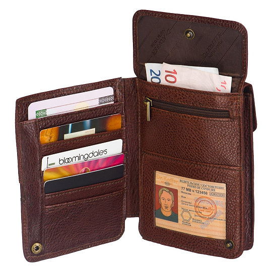 Нагрудный кошелек дорожный Dr.Koffer из натуральной кожи