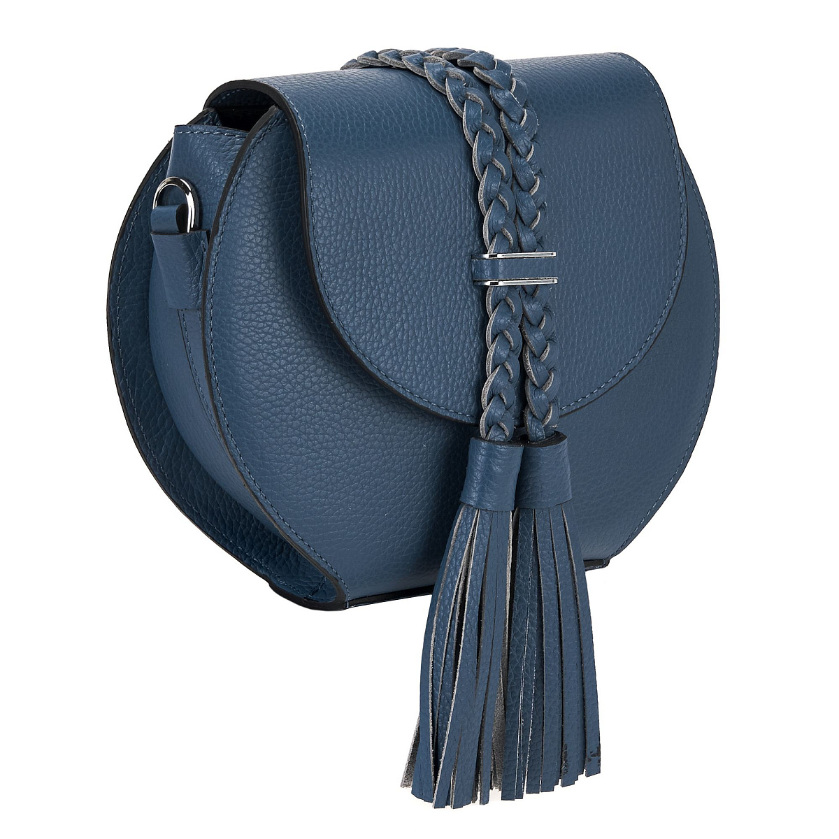 Женская сумка Dr. Koffer из натуральной кожи синяя