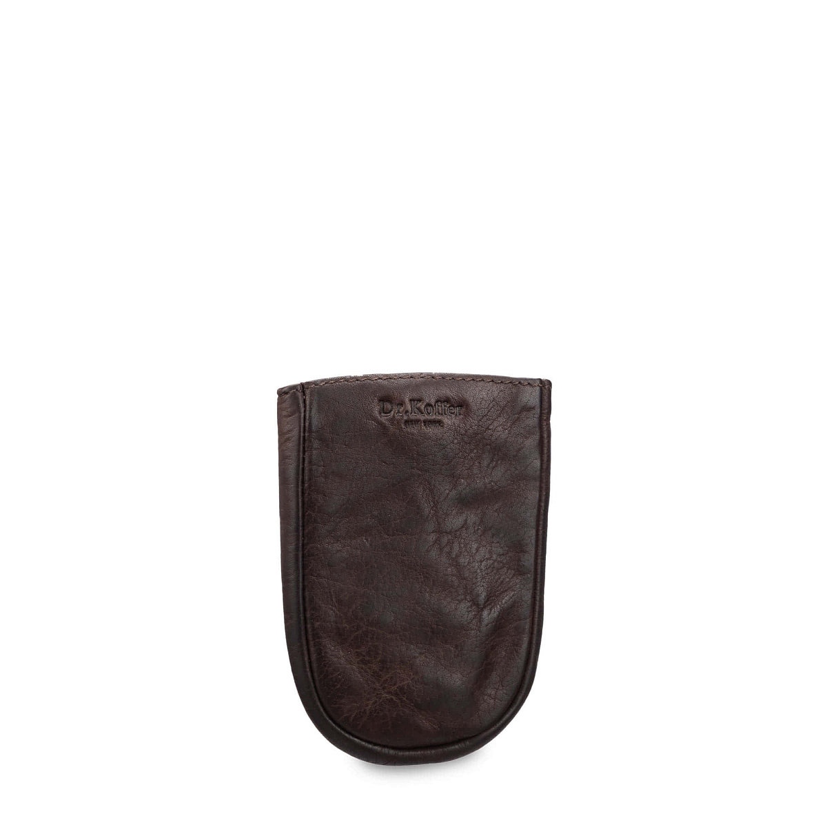 Ключница Dr.Koffer из натуральной кожи темно-коричневая
