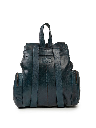 Рюкзак Dr.Koffer из натуральной кожи синий