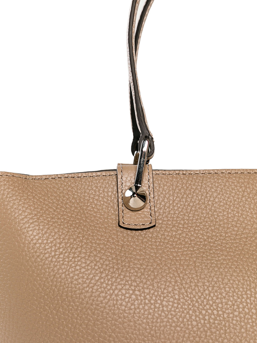 Женская сумка Dr. Koffer из натуральной кожи бежевая