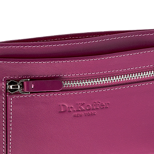 Кошелек Dr.Koffer из натуральной кожи фиолетовый