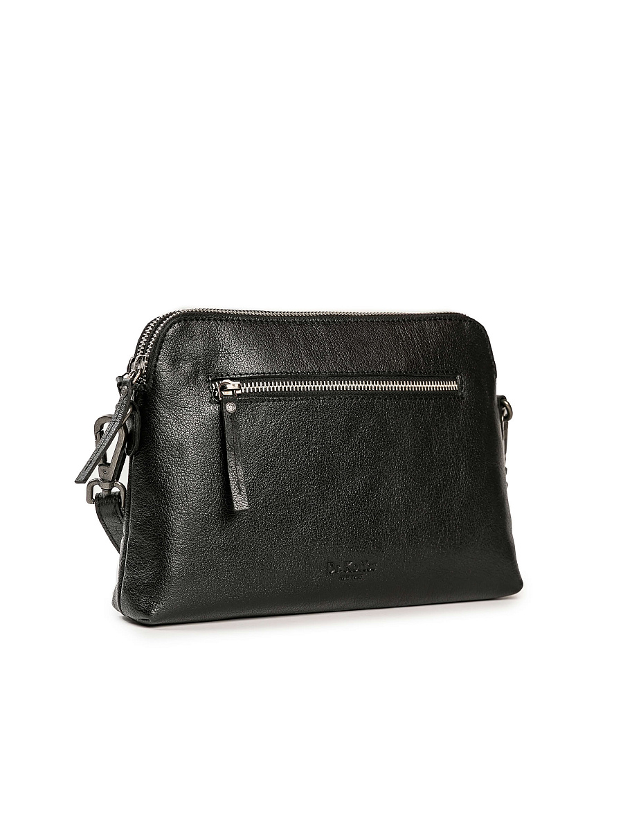 Женская сумка Dr.Koffer из натуральной кожи черная