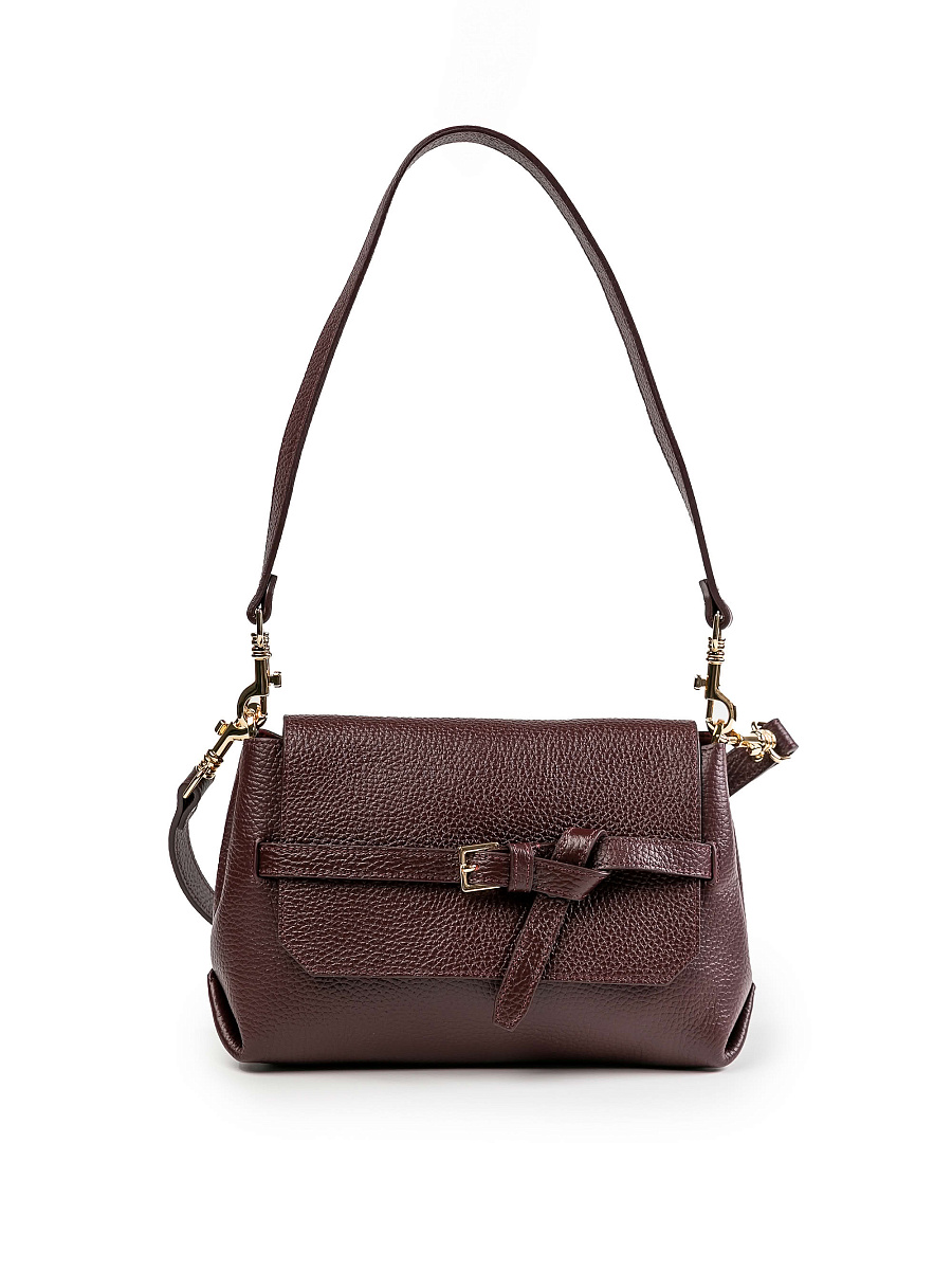 Женская сумка Dr.Koffer из натуральной кожи бордовая