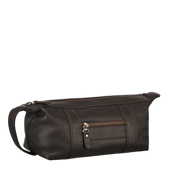 Несессер Dr.Koffer из натуральной кожи коричневый