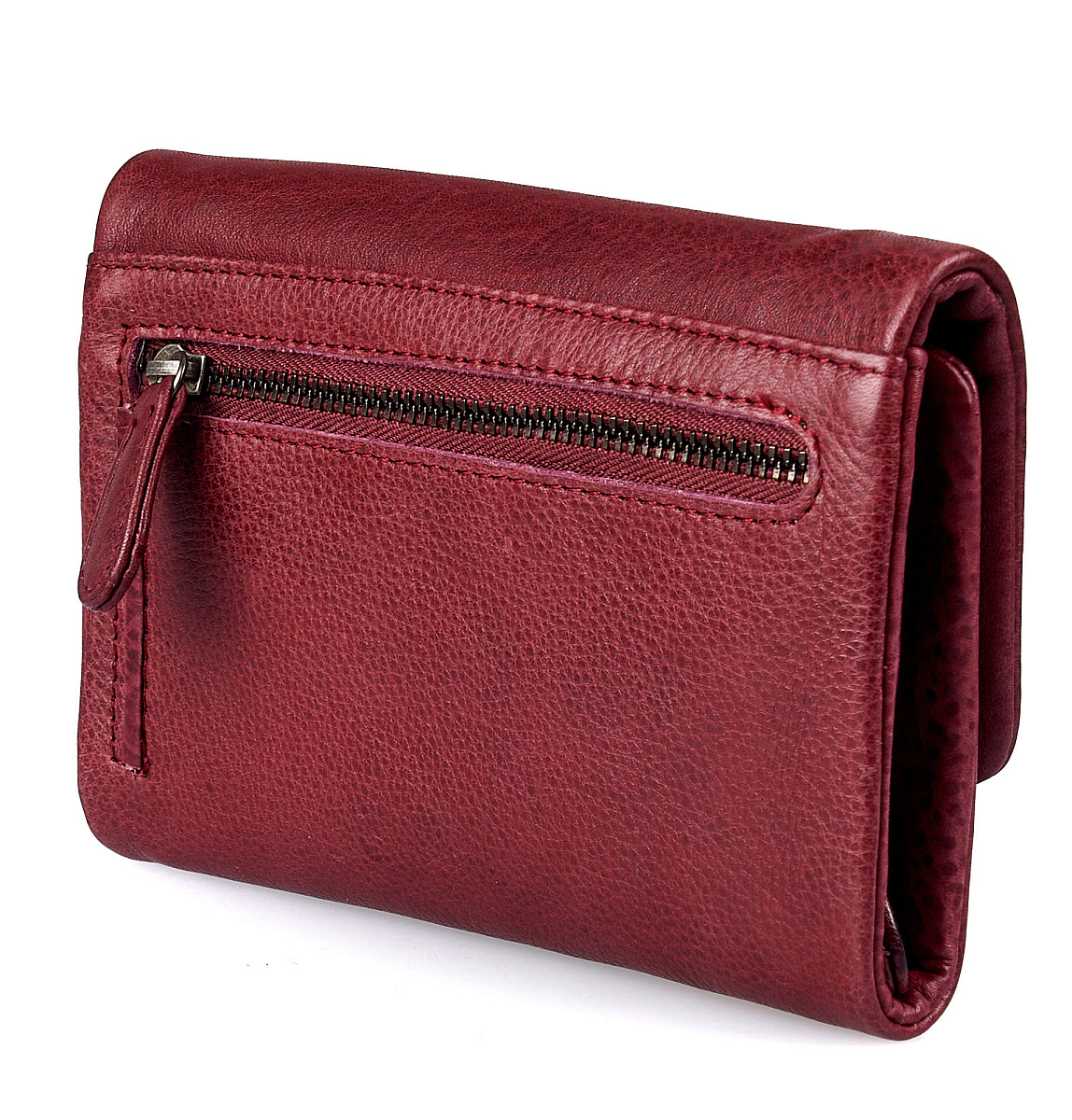 Портмоне Dr.Koffer из натуральной кожи бордовый