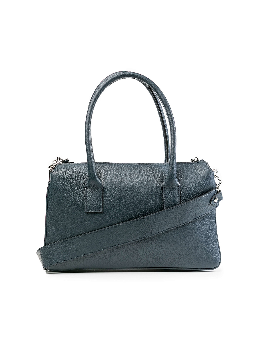 Женская сумка Dr.Koffer из натуральной кожи синяя