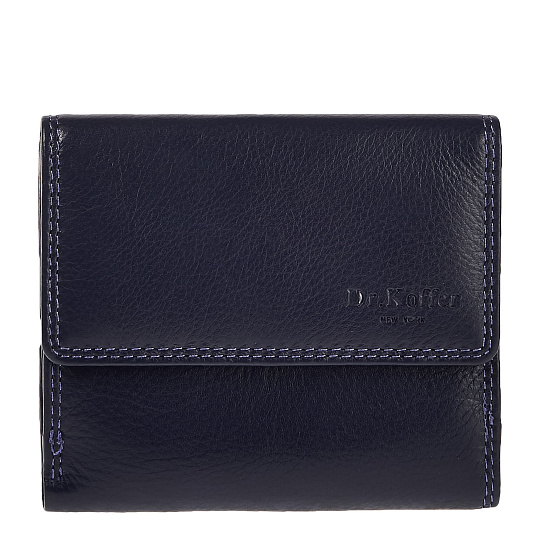 Портмоне Dr.Koffer из натуральной кожи фиолетовое