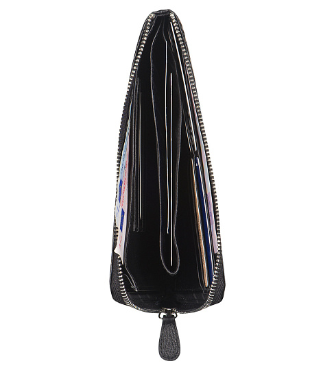 Портмоне Dr.Koffer из натуральной кожи черное