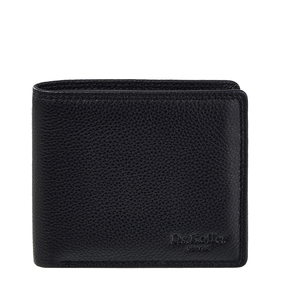 Портмоне Dr.Koffer из натуральной кожи черное