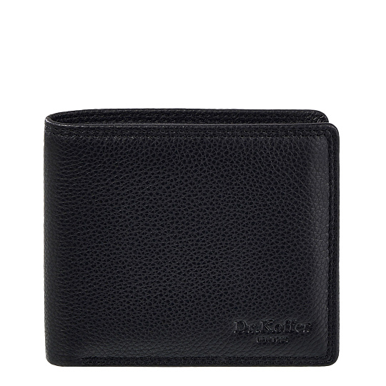 Портмоне Dr.Koffer из натуральной кожи черное