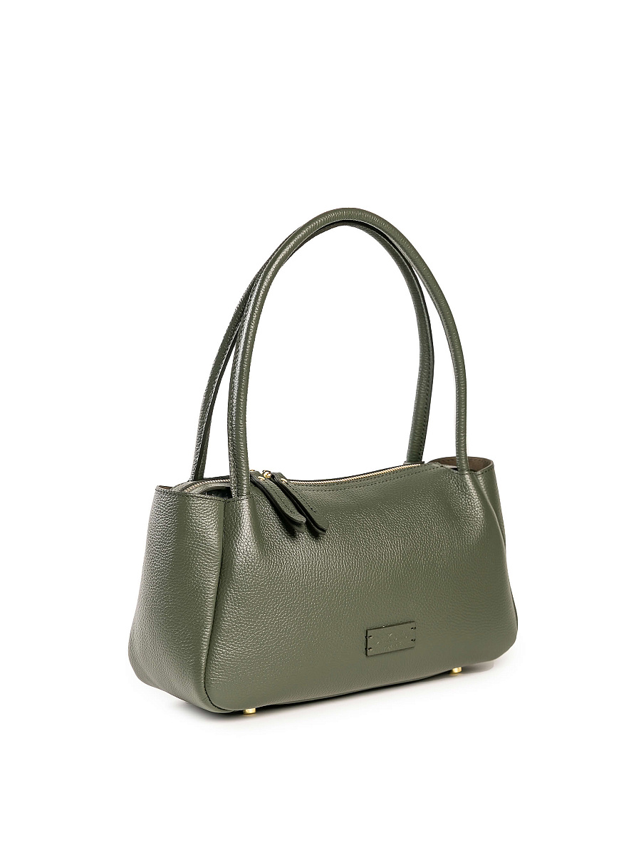 Женская сумка Dr. Koffer из натуральной кожи зеленая