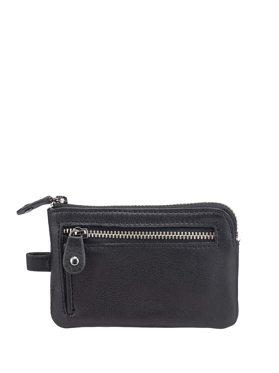 Ключница Dr.Koffer из натуральной кожи черная