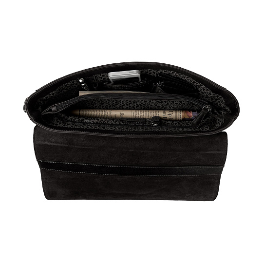 Портфель Dr.Koffer из натуральной кожи черный