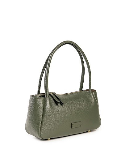 Женская сумка Dr. Koffer из натуральной кожи зеленая