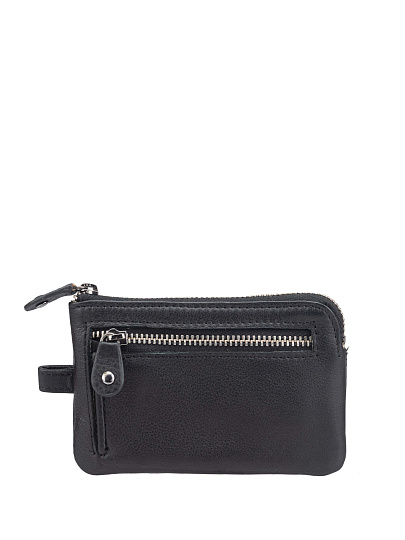 Ключница Dr.Koffer из натуральной кожи черная