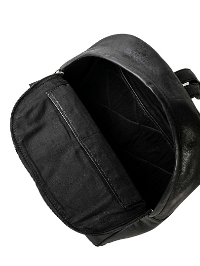 Рюкзак Dr.Koffer из натуральной кожи черный