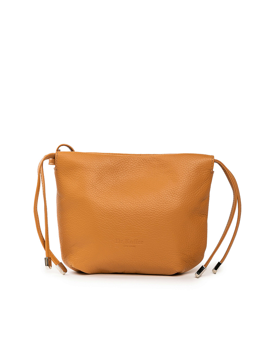 Женская сумка Dr. Koffer из натуральной кожи коричневая