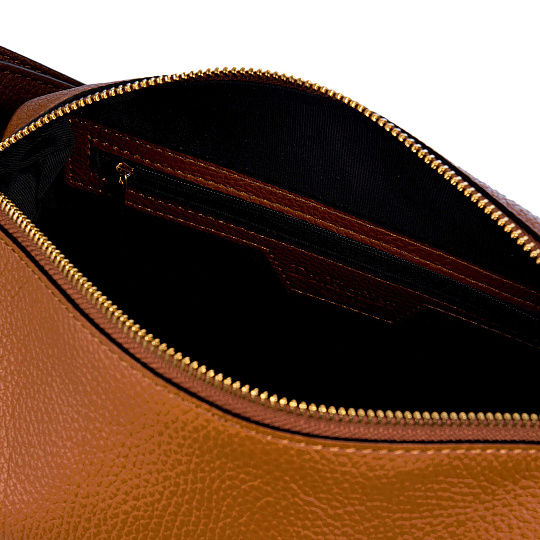 Женская сумка Dr. Koffer из натуральной кожи коричневая