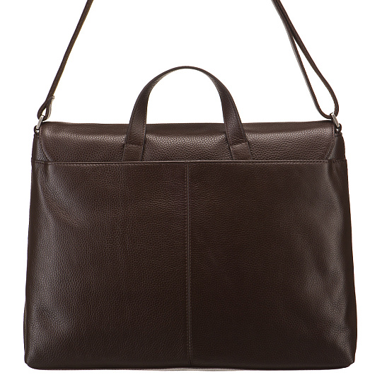 Сумка через плечо Dr.Koffer из натуральной кожи коричневая