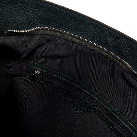 Женская сумка Dr. Koffer из натуральной кожи зеленая