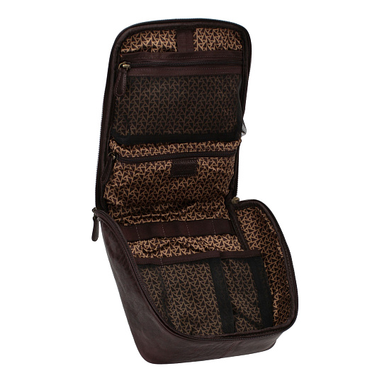 Несессер Dr.Koffer из натуральной кожи коричневый