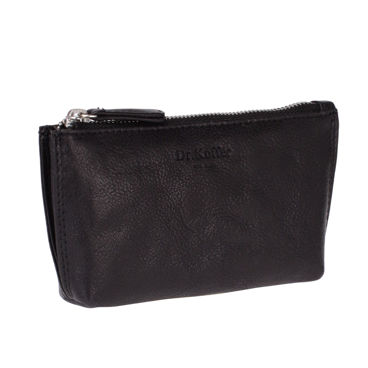 Ключница Dr.Koffer из натуральной кожи черная