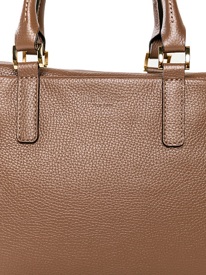 Женская сумка Dr. Koffer из натуральной кожи коричневая