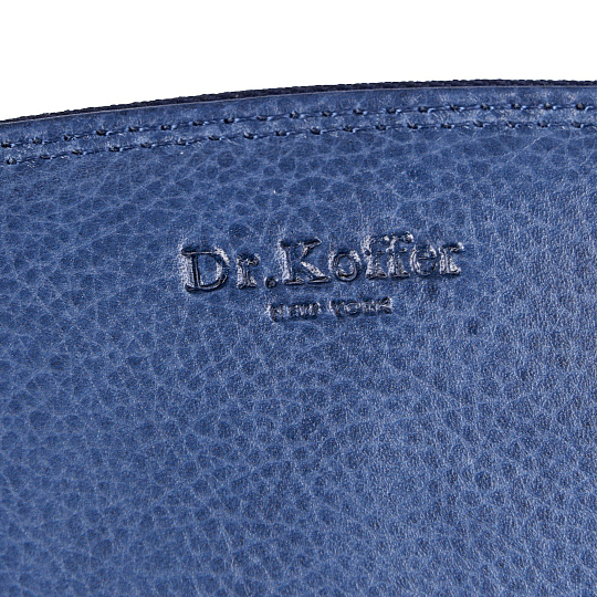 Портмоне Dr.Koffer из натуральной кожи синее