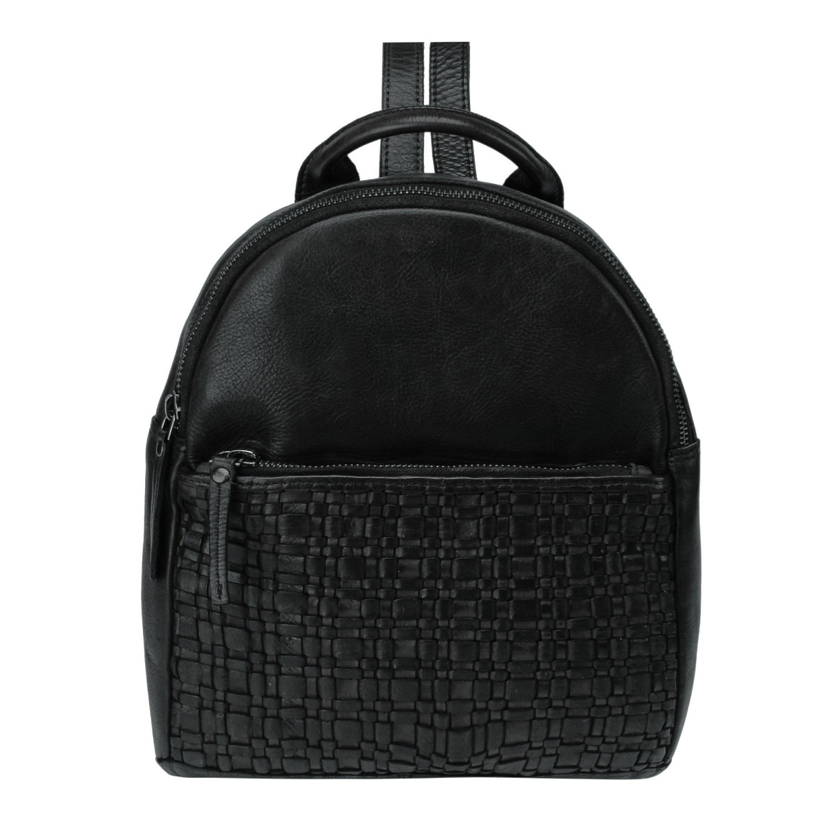 Рюкзак Dr.Koffer из натуральной кожи черный