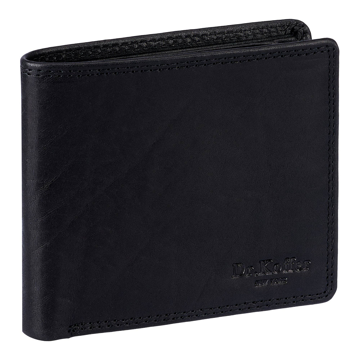 Портмоне Dr.Koffer из натуральной кожи черное