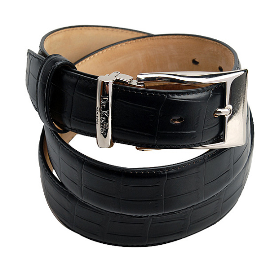 Классический ремень из тесненной кожи "Кардифф" Dr.Koffer R022B01120-102-04