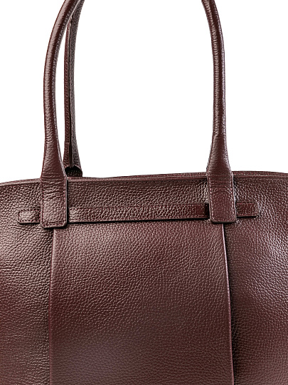 Женская сумка Dr.Koffer из натуральной кожи бордовая