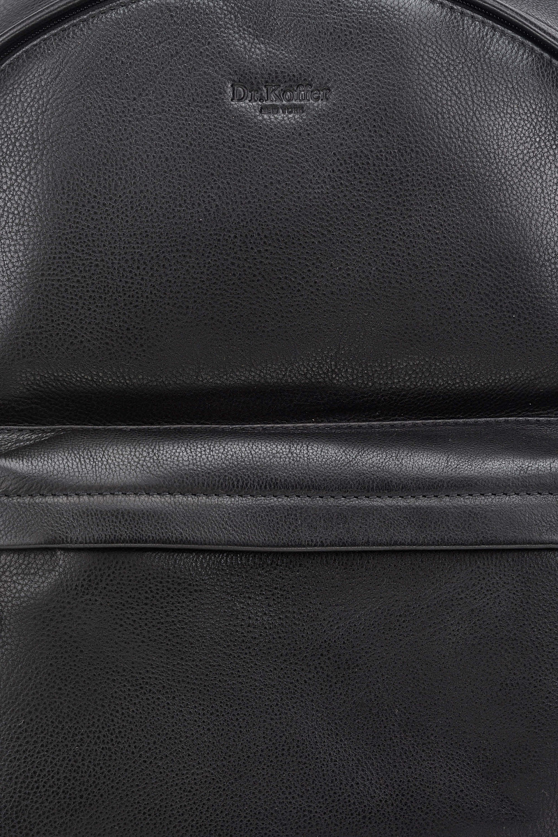 Рюкзак Dr. Koffer из натуральной кожи черный