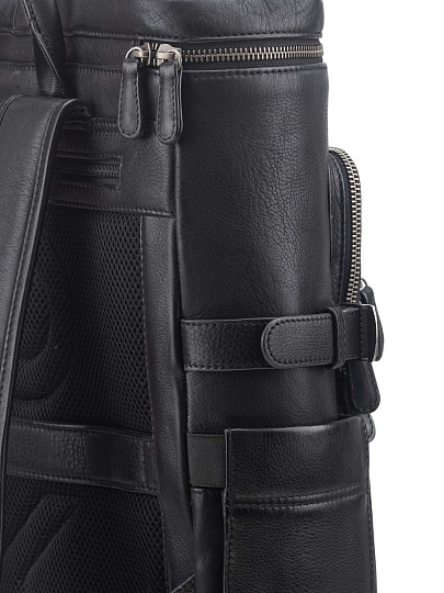 Рюкзак Dr. Koffer из натуральной кожи черный