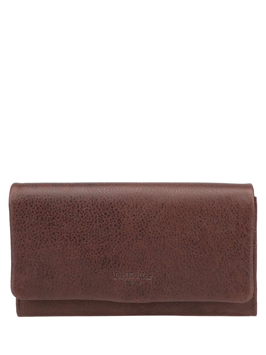 Кошелек Dr.Koffer из натуральной кожи коричневый