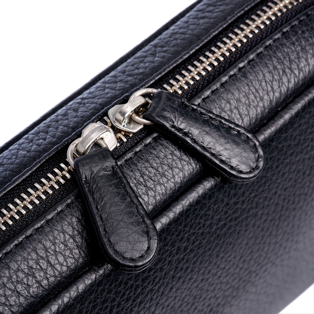 Несессер Dr. Koffer из натуральной кожи черный