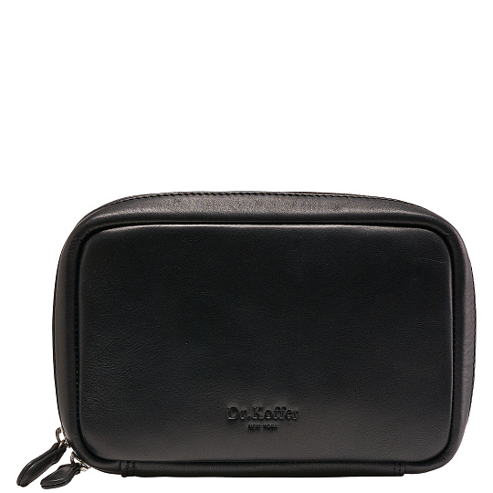 Несессер Dr. Koffer из натуральной кожи черный